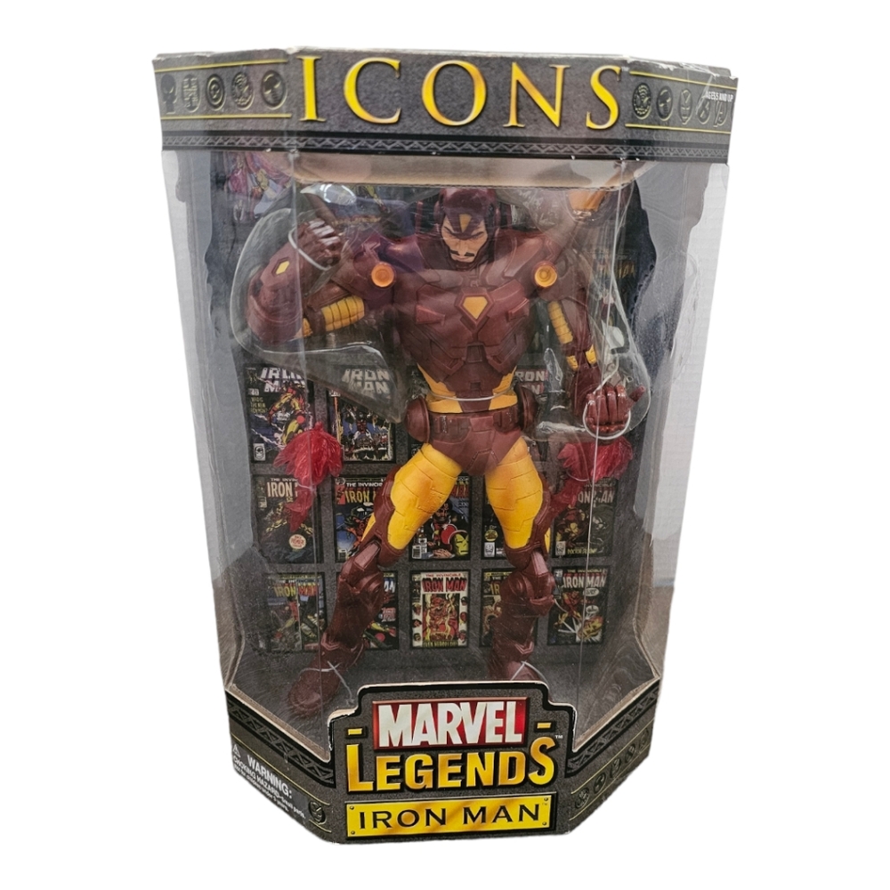 Marvel Legends‎ Icons Iron Man Unmasked Tony Stark ToyBiz 2006 New!!